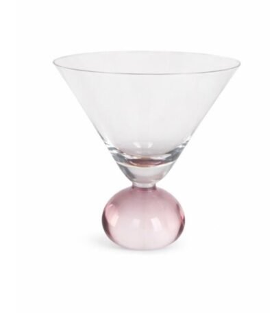 TAÇA BUBBLE GLASS   - Rosa - Mesa Posta