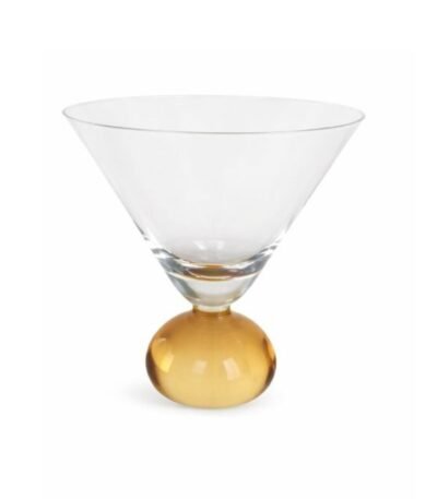 TAÇA BUBBLE GLASS - Âmbar - Mesa Posta