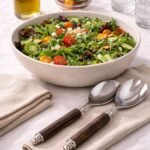 Jogo de Talheres para Salada arvoredo em aço inox com cabo em madeira 2 peças - foto 2