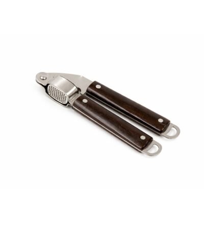 Espremedor de alho inox wood - Utilidades