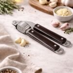 Espremedor de alho inox wood - foto 2
