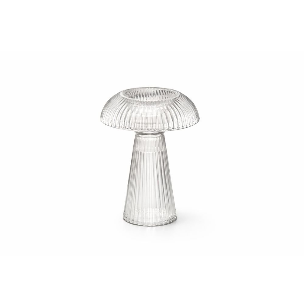 Porta Velas Shitake Clear M - Decoração & Arte