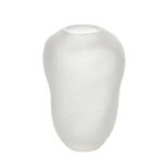 Vaso Decorativo Vidro Transparente Fosco