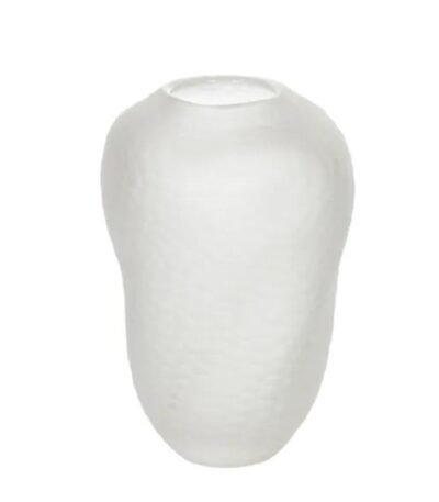 Vaso Decorativo Vidro Transparente Fosco