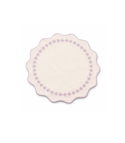 Jogo Americano Nylon Off Com Bordado Lavanda