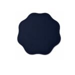 Jogo Americano Couro Senoidal Azul Royal - foto 2