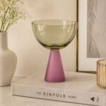 Taça Sobremesa Verde Rosa  240 ml - foto 2