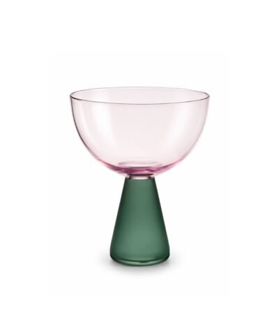 Taça Sobremesa Rosa  Azul - Mesa Posta