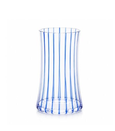 Copo Vidro Transparente Azul 380ml