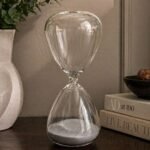 Ampulheta Decorativa Vidro 30 Minutos Cinza - foto 2
