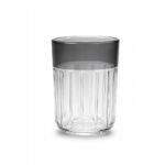 Copo Transparente Cinza 420ml - Mesa Posta