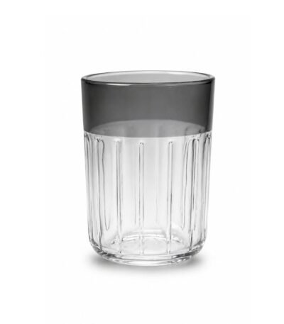 Copo Transparente Cinza 420ml - Mesa Posta