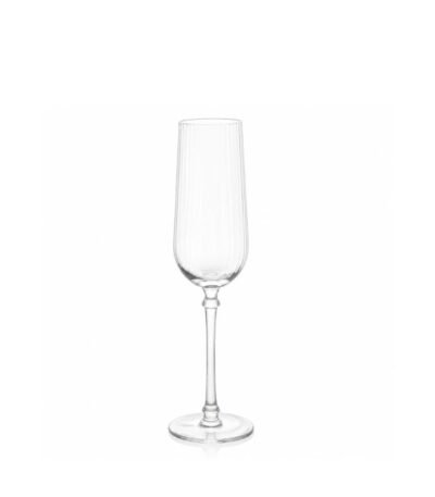 Taça Canelada Classic Transparente para Champagne 240ml