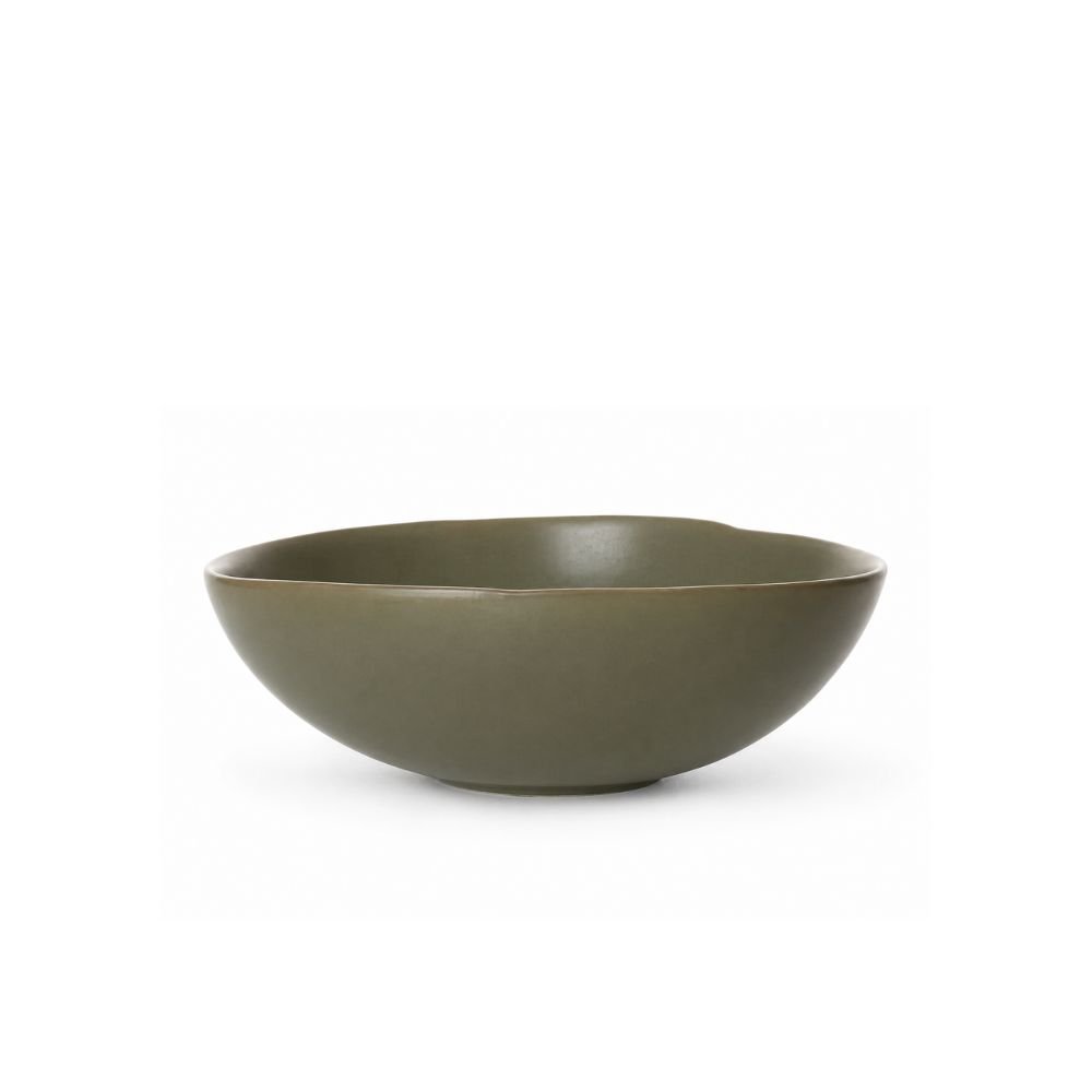 Bowl Cerâmica stoneware Orgânico Verde Oliva Fosco Bowl Cerâmica stoneware Orgânico Verde Oliva Fosco