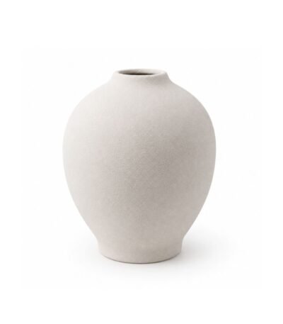 Vaso Decorativo Cerâmica Branco