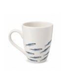 Caneca Porcelana c estampa de Peixe 350ml