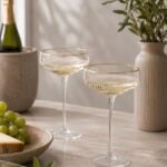 Taça Martini Transparente Borda Dourada 290ml - foto 2