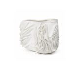 Vaso Decorativo Cerâmica Branco