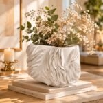 Vaso Decorativo Cerâmica Branco - foto 2