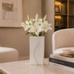 Vaso Decorativo em Porcelana Branco - foto 2