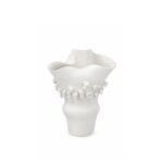 Vaso Decorativo em Cerâmica Branco