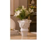 Vaso Decorativo em Cerâmica Branco - foto 2