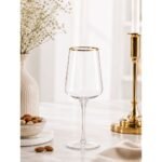 Taça Licor Transparente com Borda Dourada 53ml - Imagem 2