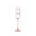Taça Champagne 185ml Folhas Laranja