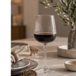 Taça Vinho Tinto 630ml Canelado Classic Transparente - Imagem 2