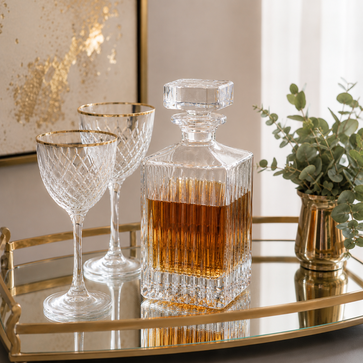 Garrafa Para Whisky Transparente 890 ml - Imagem 2