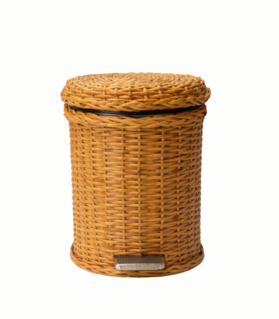 Lixeira Fibra Natural - Decoração & Arte