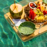Bandeja Flutuante Acrílico e Bambu - foto 4