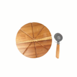 Tábua de Pizza com Cortador - Mesa Posta