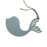 Enfeite calda de sereia pendurar azul