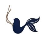 Enfeite calda de sereia pendurar azul