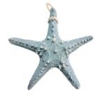Enfeite estrela do mar azul - Praia