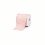 Fita aramada tricot com costura rosa