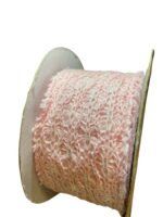 Fita aramada tricot com costura rosa - foto 2