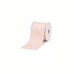 Fita Aramada em Linho com Costura Rosa e Branco
