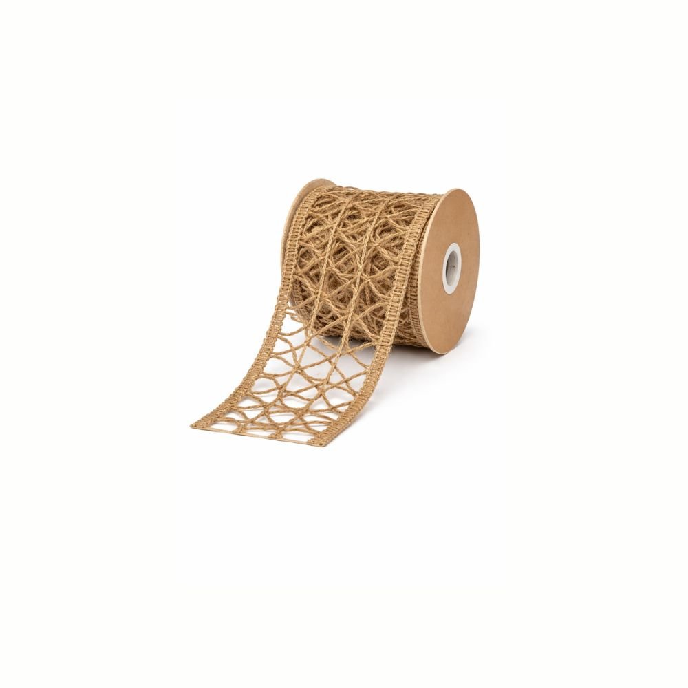 Tela com costura bege médio - Fitas Decorativas