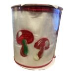 Fita Aramada com Estampa de Cogumelo Vermelho e Branco - foto 2