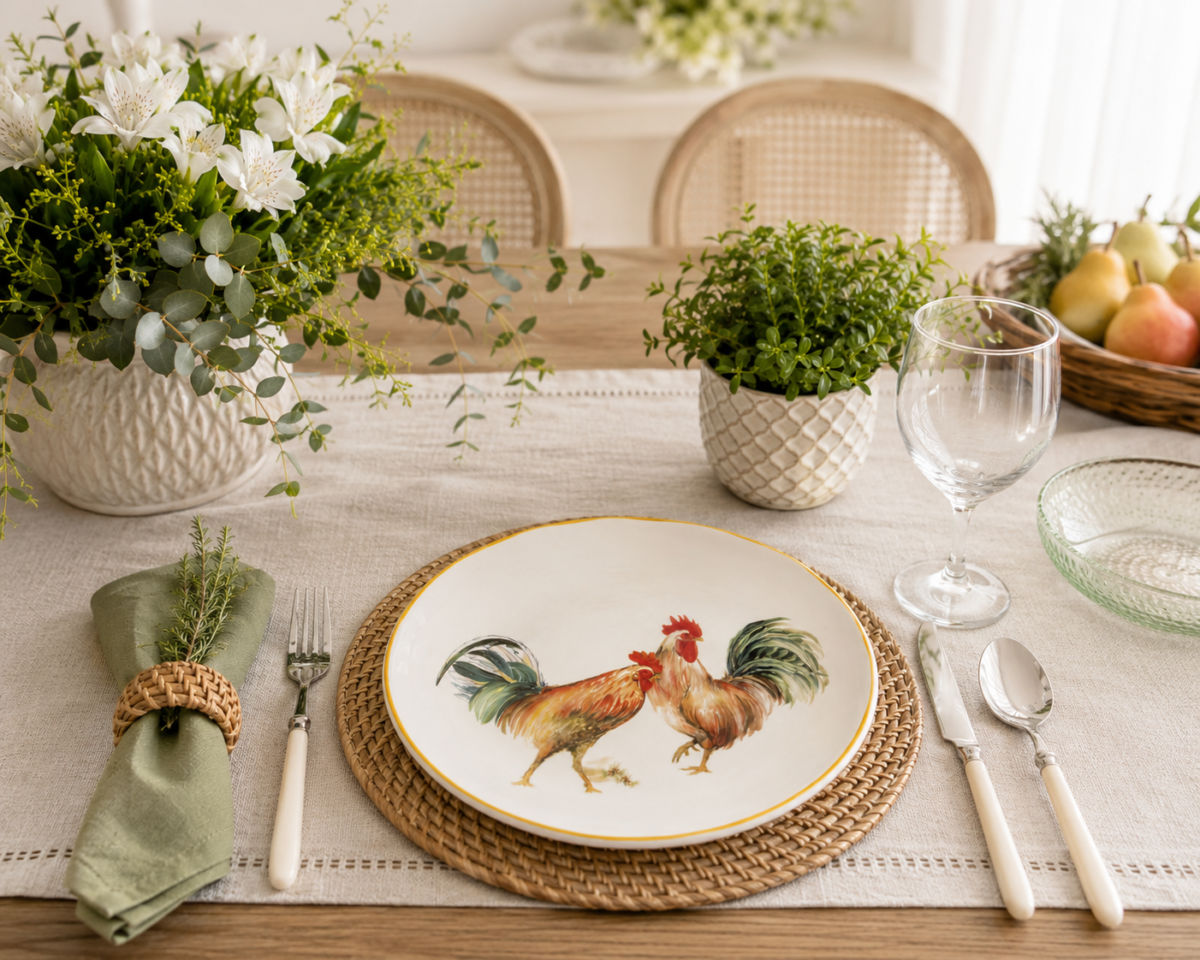 Prato Raso Rooster 29 cm - Imagem 2