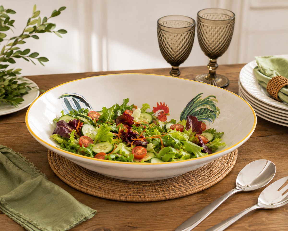 Saladeira Rooster 40 cm - Imagem 2